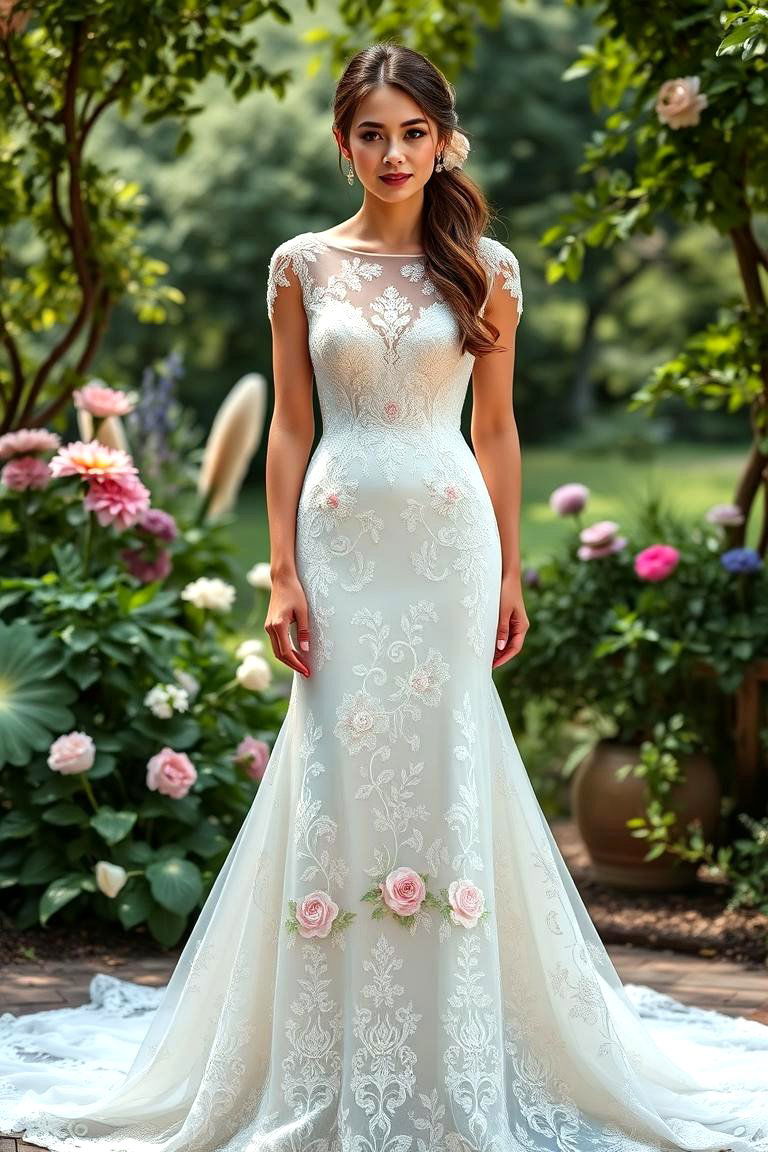 Garden Themed Wedding Dress - 25 Garden Wedding Ideas