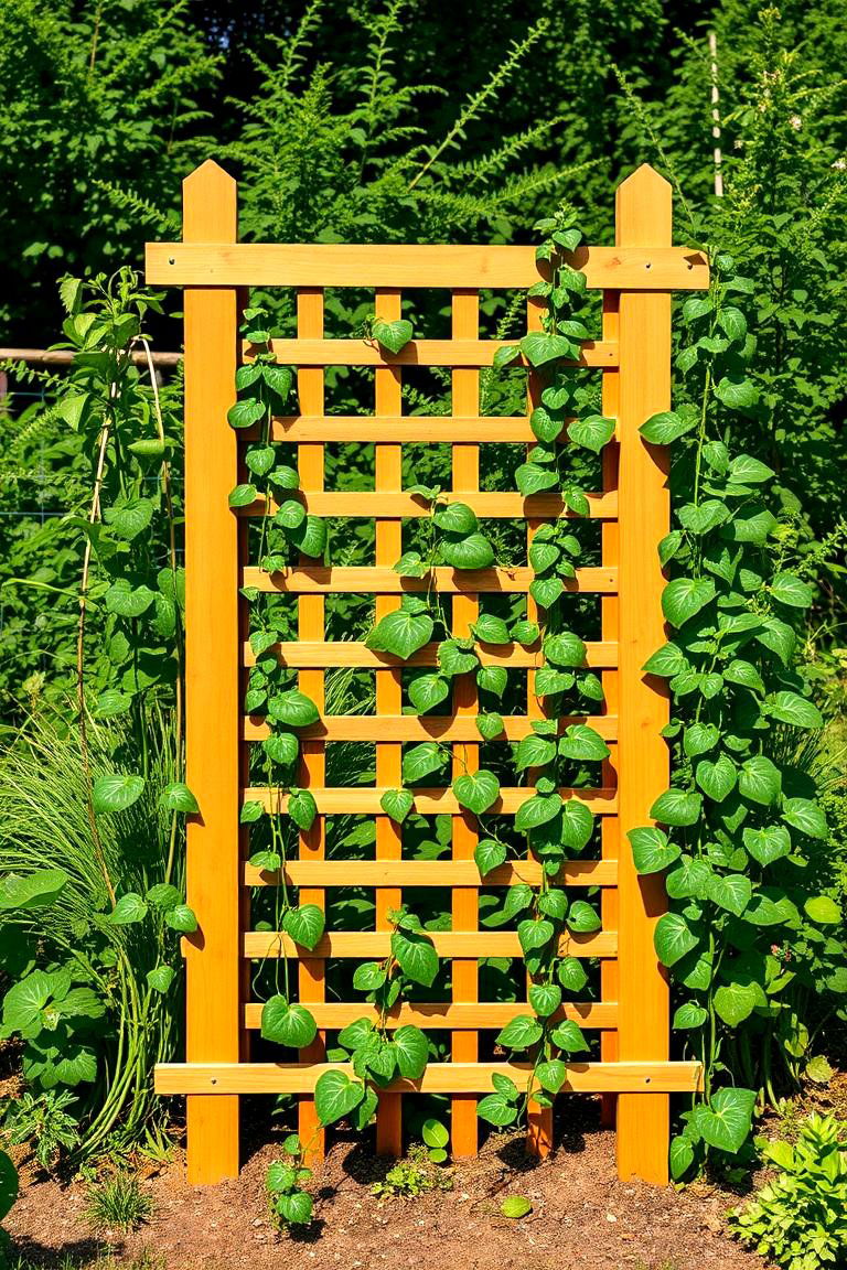 Garden Trellis Fencing - 25 Farm Fence Ideas