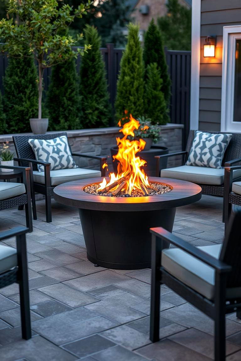 Gas Fire Pit - 25 Fire Pit Ideas
