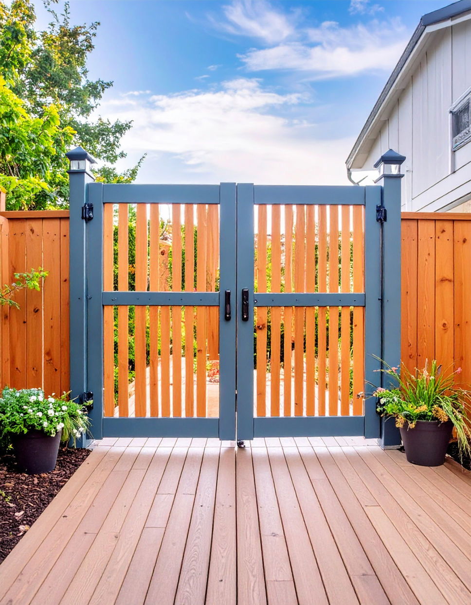 Gate with Pet Friendly Features