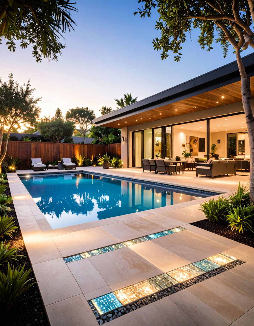 Glass Tile Accents for Shimmering Details