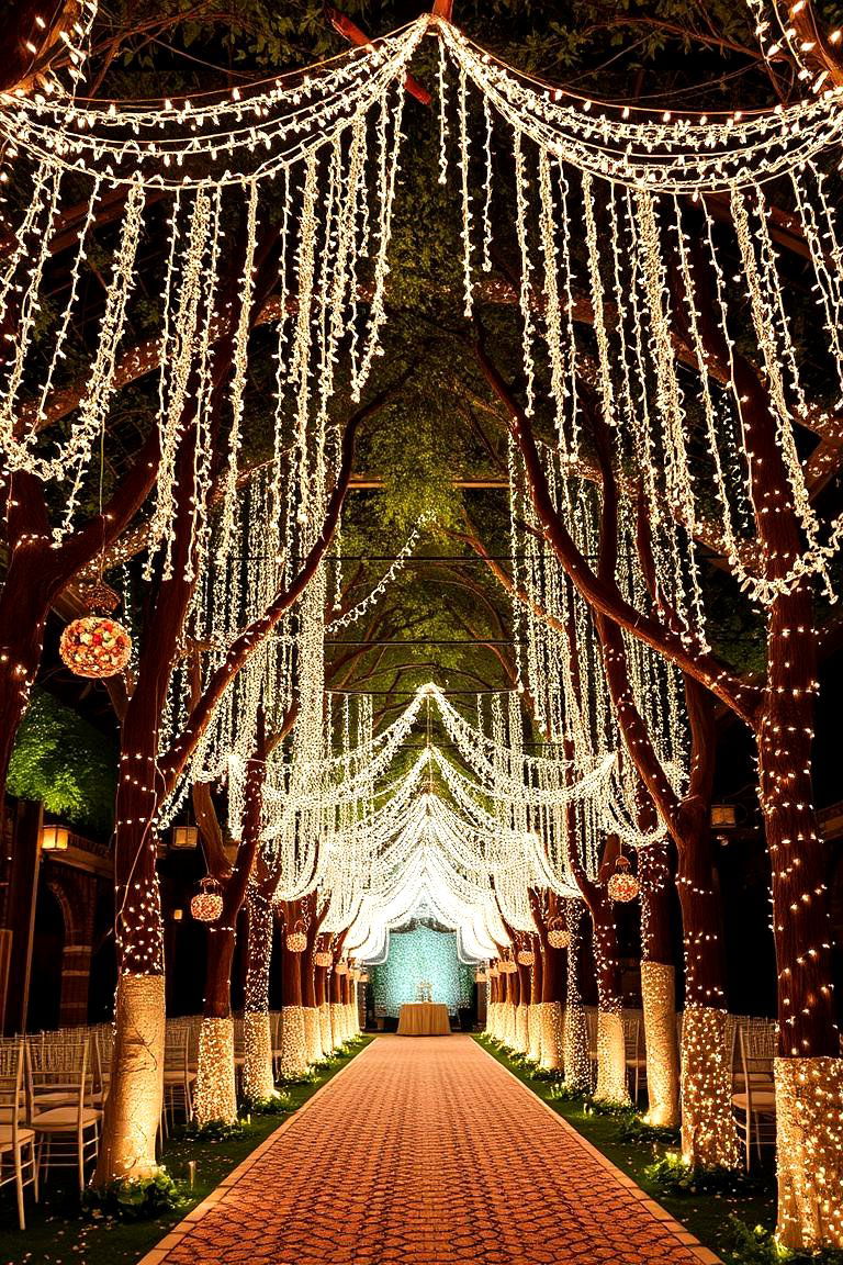 Glittering Fairy Lights - 25 Fairytale Wedding Ideas