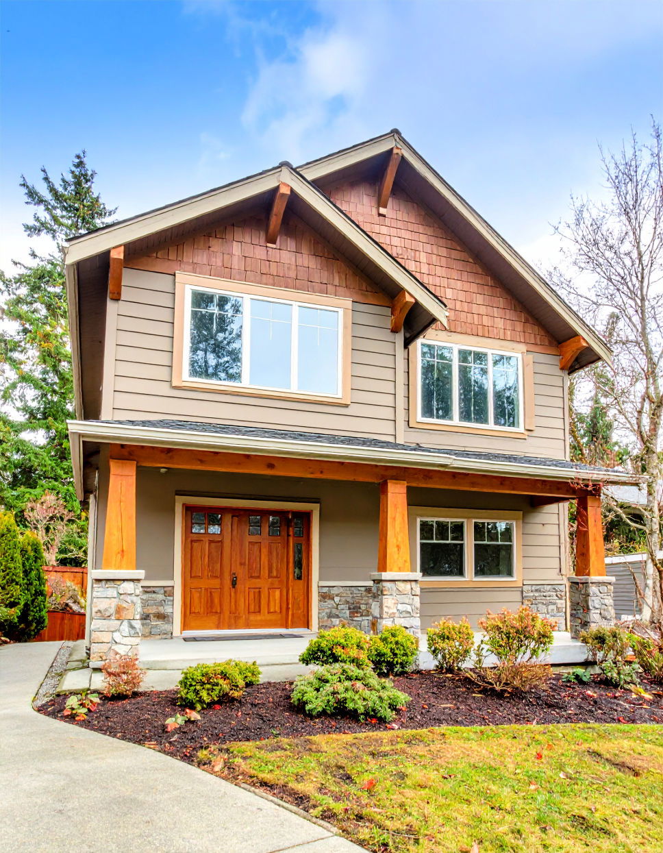 Go Bold with Chocolate Brown and Black Trim Chocolate Brown House Exterior Ideas