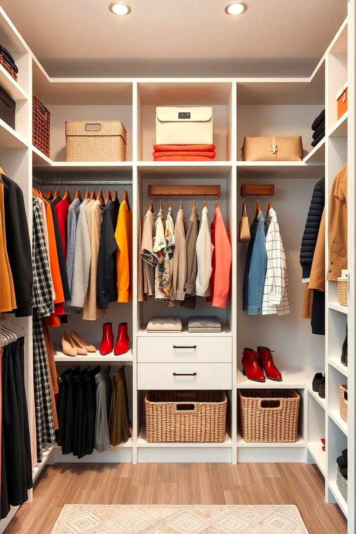 Go for Open Shelving to Showcase Fashion - 25 Walk in Closet Ideas