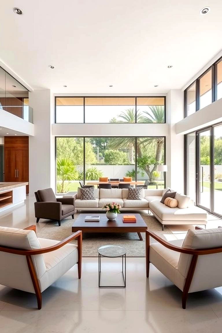 Go for a Minimalist Design for Open Space - 25 California Room Design Ideas