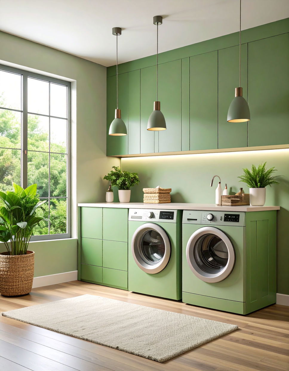 Green Lighting Fixtures for Soft Illumination