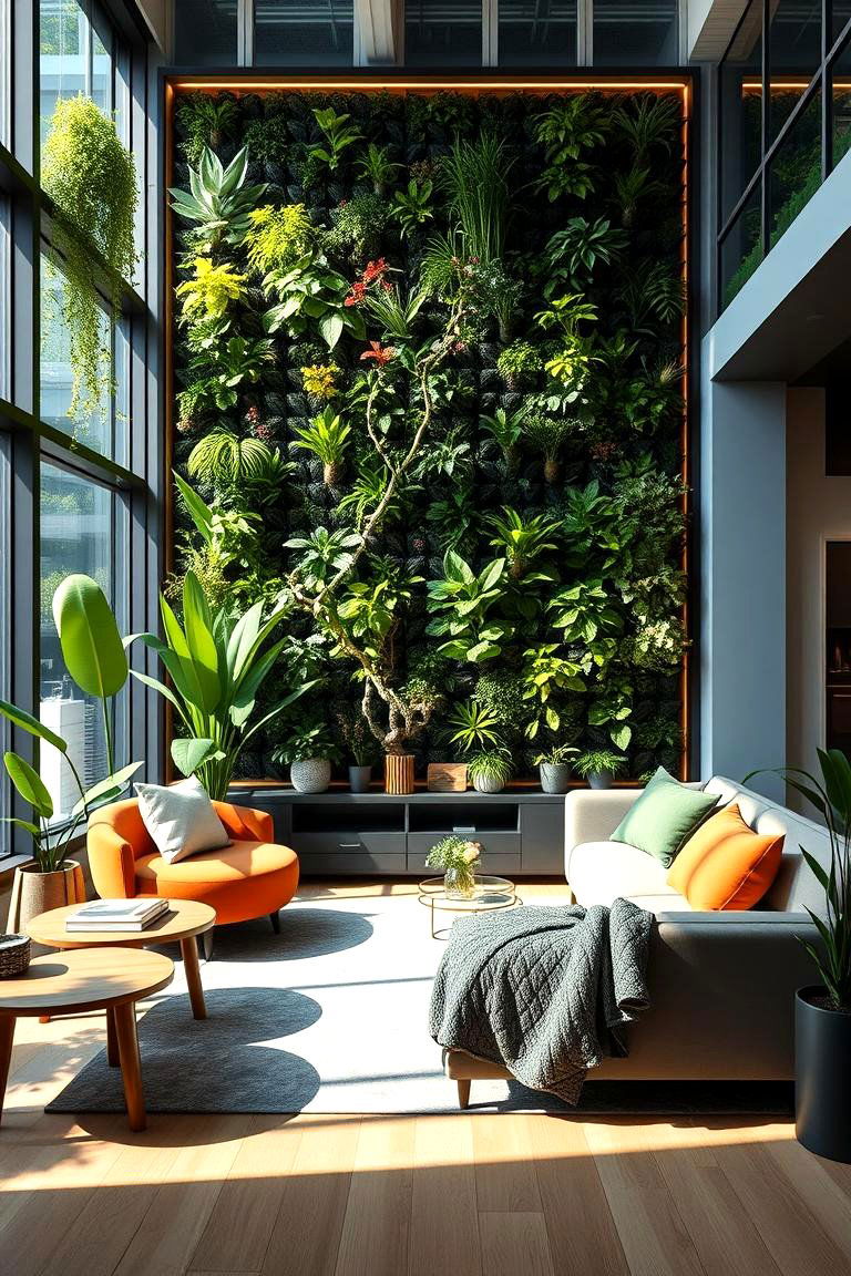 Green Walls for Modern Aesthetics - 25 Urban Garden Ideas