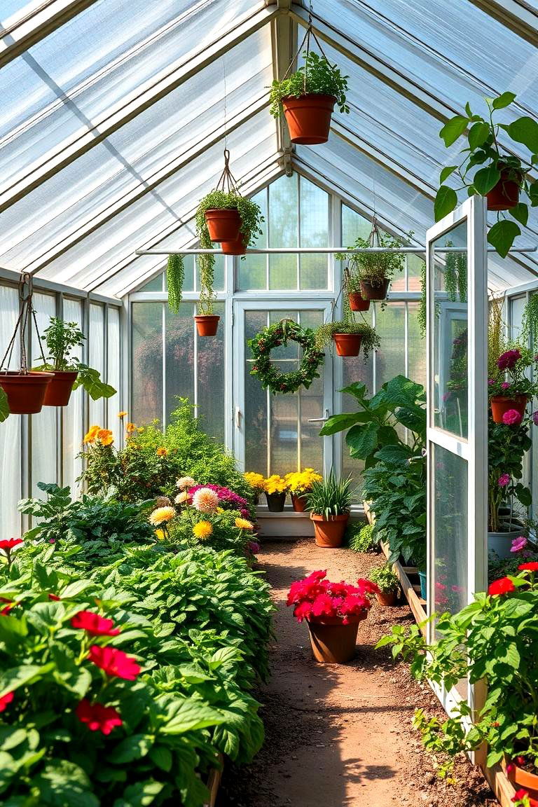 Greenhouse for Year Round Gardening - 25 Florida Backyard Ideas