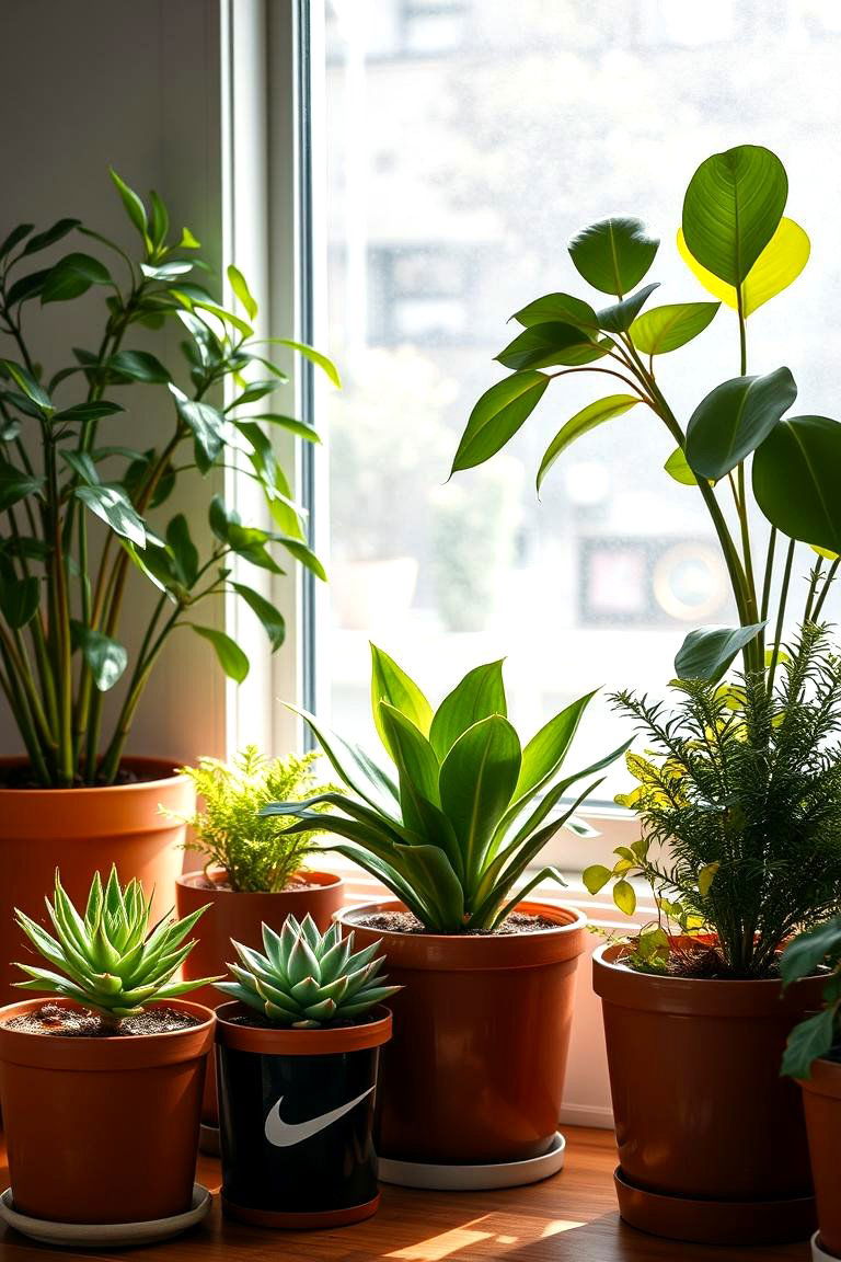 Grouping Plants by Light Requirements - 25 Potted Plant Arrangement Ideas