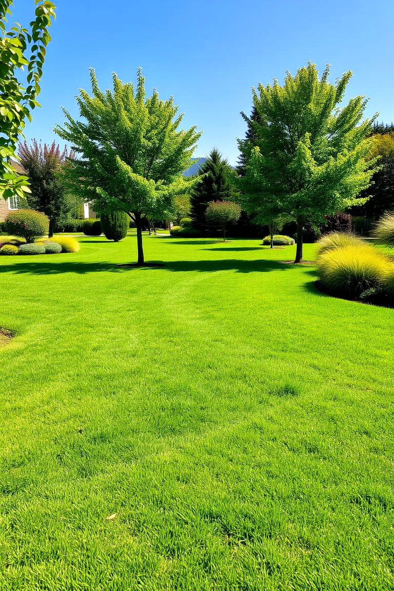Grow a Lush Lawn for a Classic Look - 25 Front Yard Landscaping Ideas