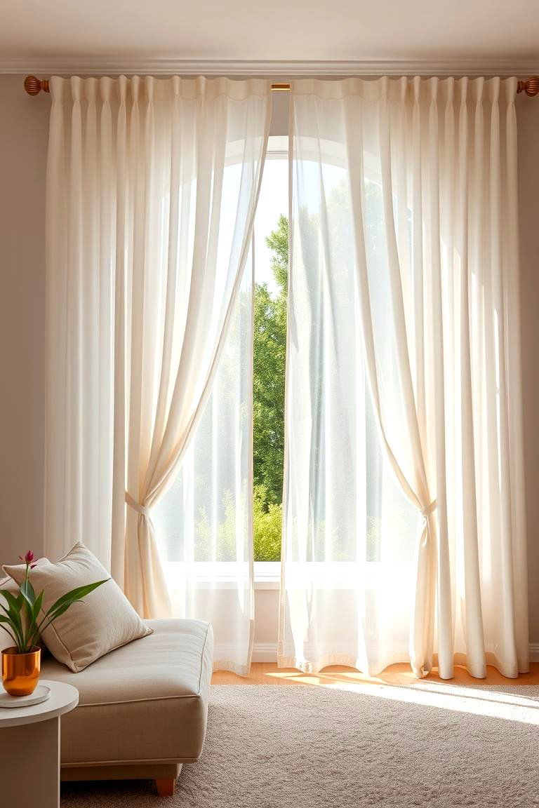 Hang Curtains for Privacy and Softness - 25 California Room Design Ideas