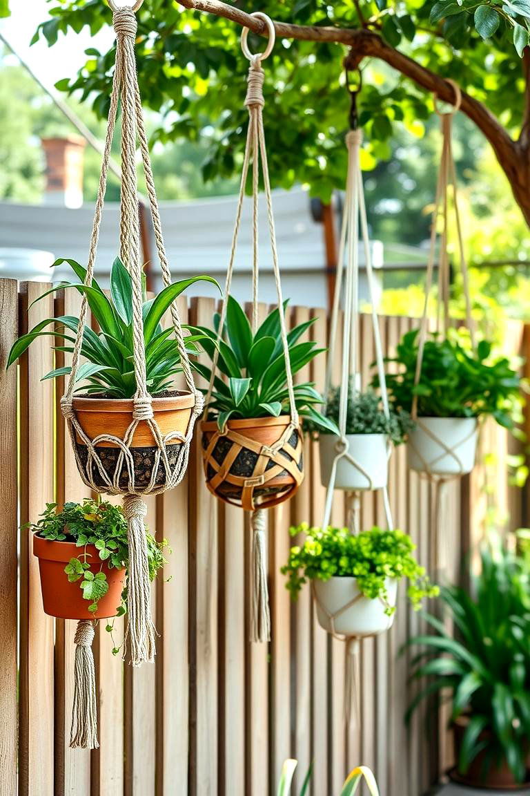 Hanging Planters - 25 Garden Art Ideas