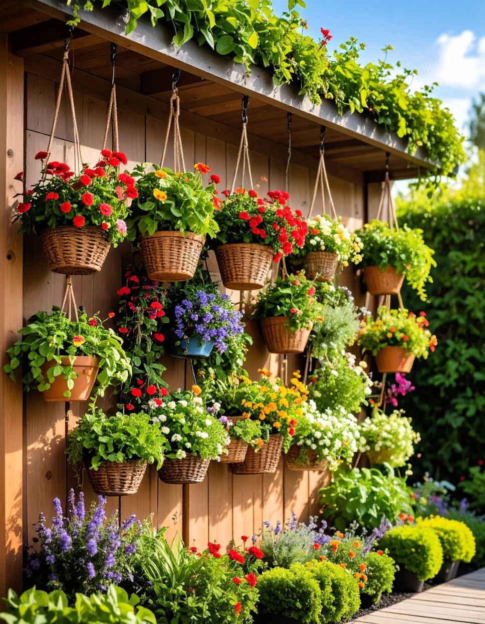 Hanging Pots for a Vertical Touch