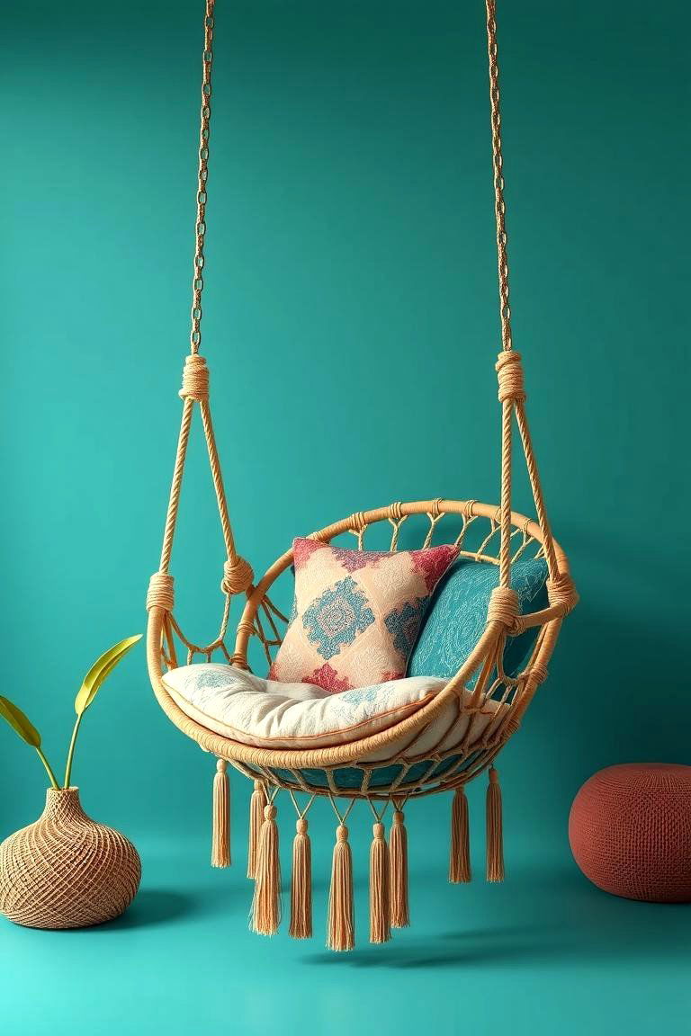 Hanging Swing Chair - 25 Front Porch Swing Ideas