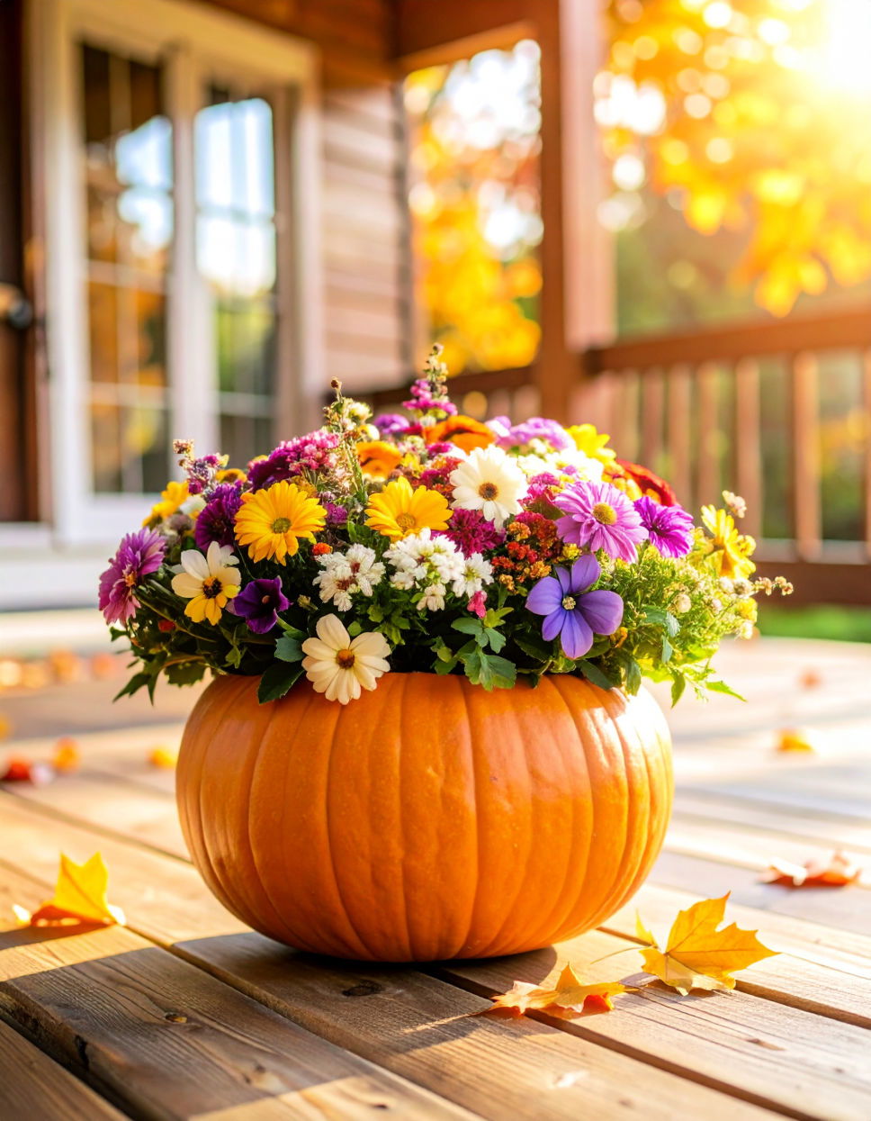 Harvest Pumpkin Planter