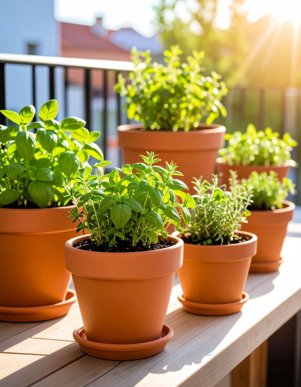 Herb Garden in Containers