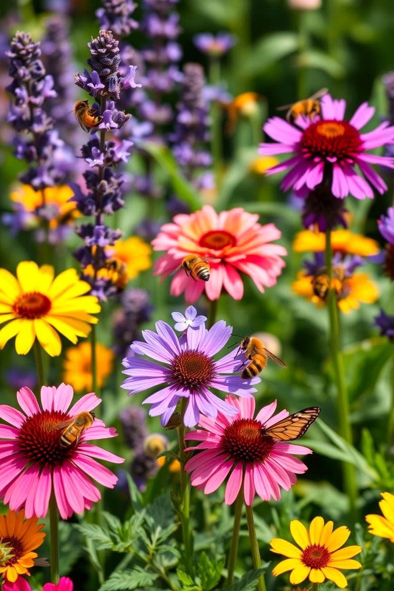 Herb Garden with Pollinator Friendly Plants - 25 Herb Garden Ideas