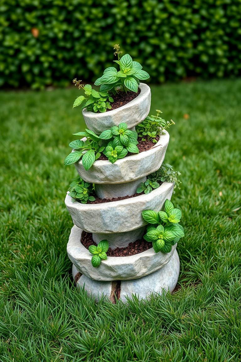 Herb Spiral Garden - 25 Herb Garden Ideas
