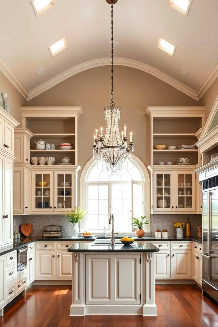 High Ceilings to Open Up the Space - 25 Victorian Kitchen Ideas