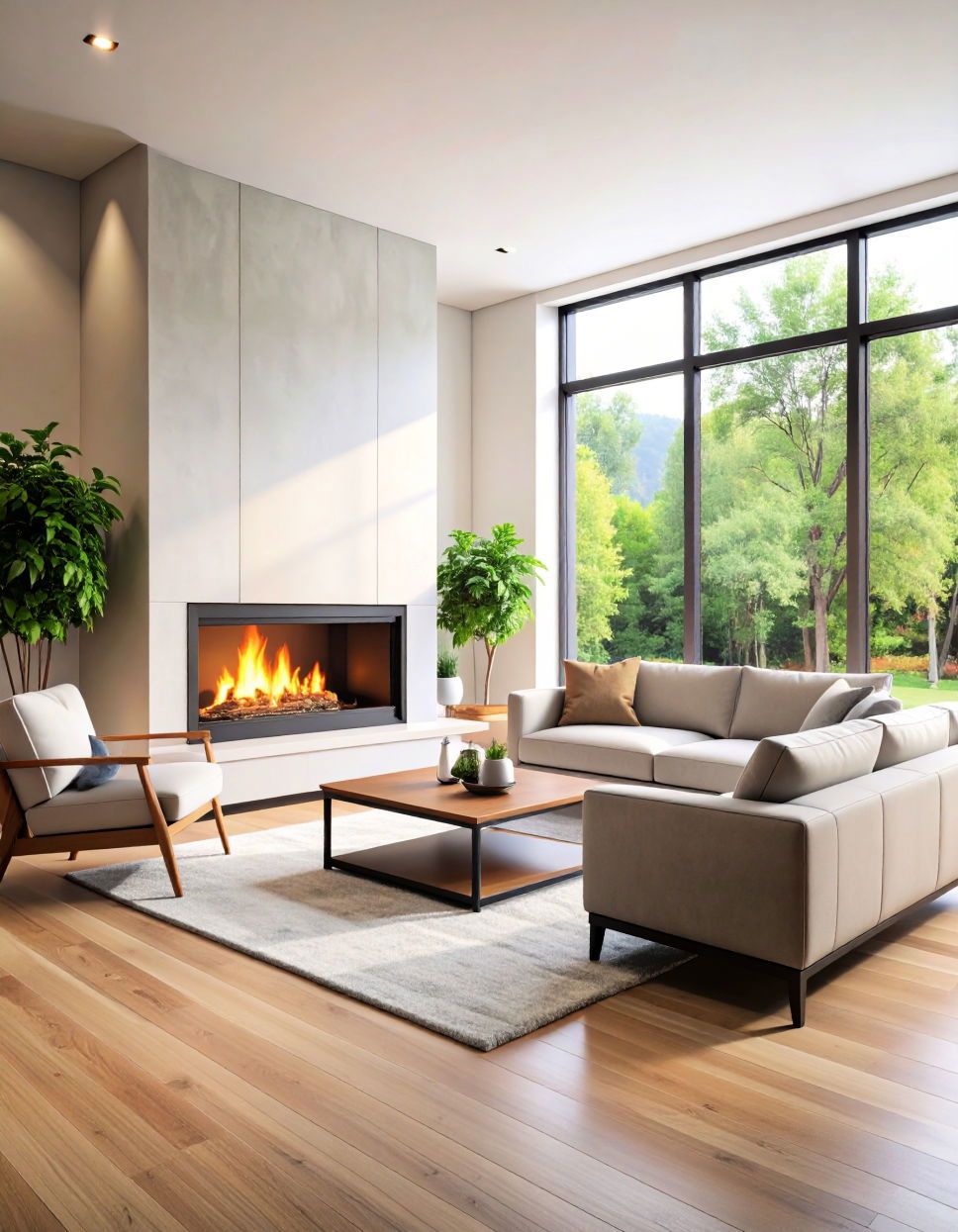 High Efficiency Corner Fireplace for Maximum Heat