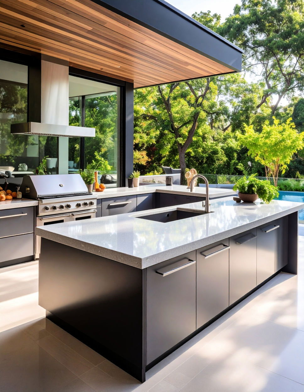 High Performance Sintered Stone Countertops Types of Outdoor Kitchen Countertops
