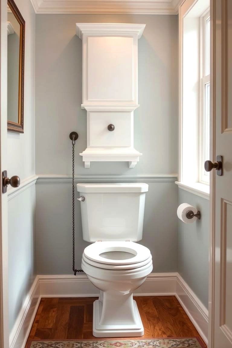 High Tank Toilets for a Vintage Statement - 25 Traditional Bathroom Ideas