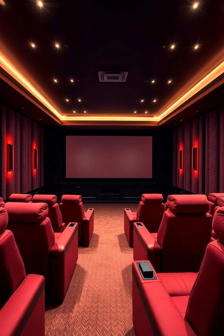 Home Theater Cinematic Experience at Home - 25 Types of Rooms in a House