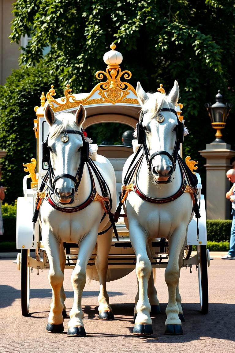 Horse Drawn Carriage Ride - 25 Fairytale Wedding Ideas
