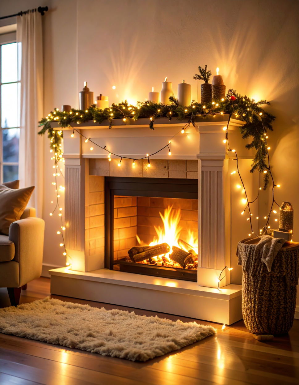 Illuminated Garland with Fairy Lights