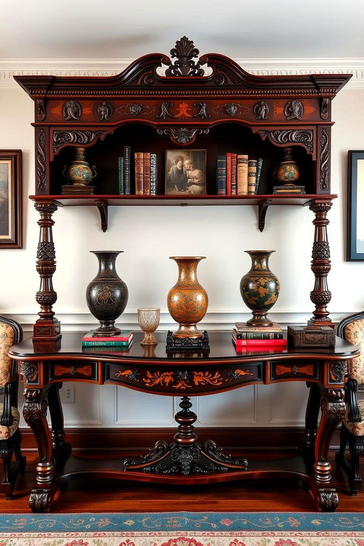 Include a Victorian Parlor Table - 25 Victorian Living Room Ideas