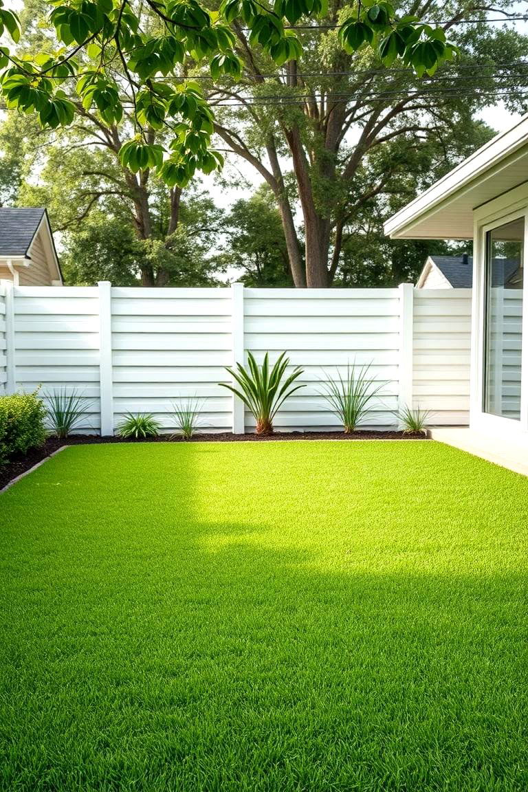 Incorporate Artificial Turf for Pristine Green - 25 Low Maintenance Backyard Landscaping Ideas