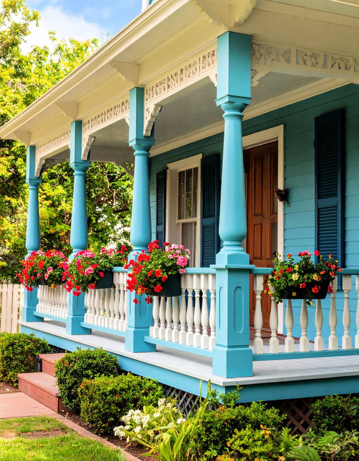 Incorporate Classic Victorian Columns Victorian Porch Ideas