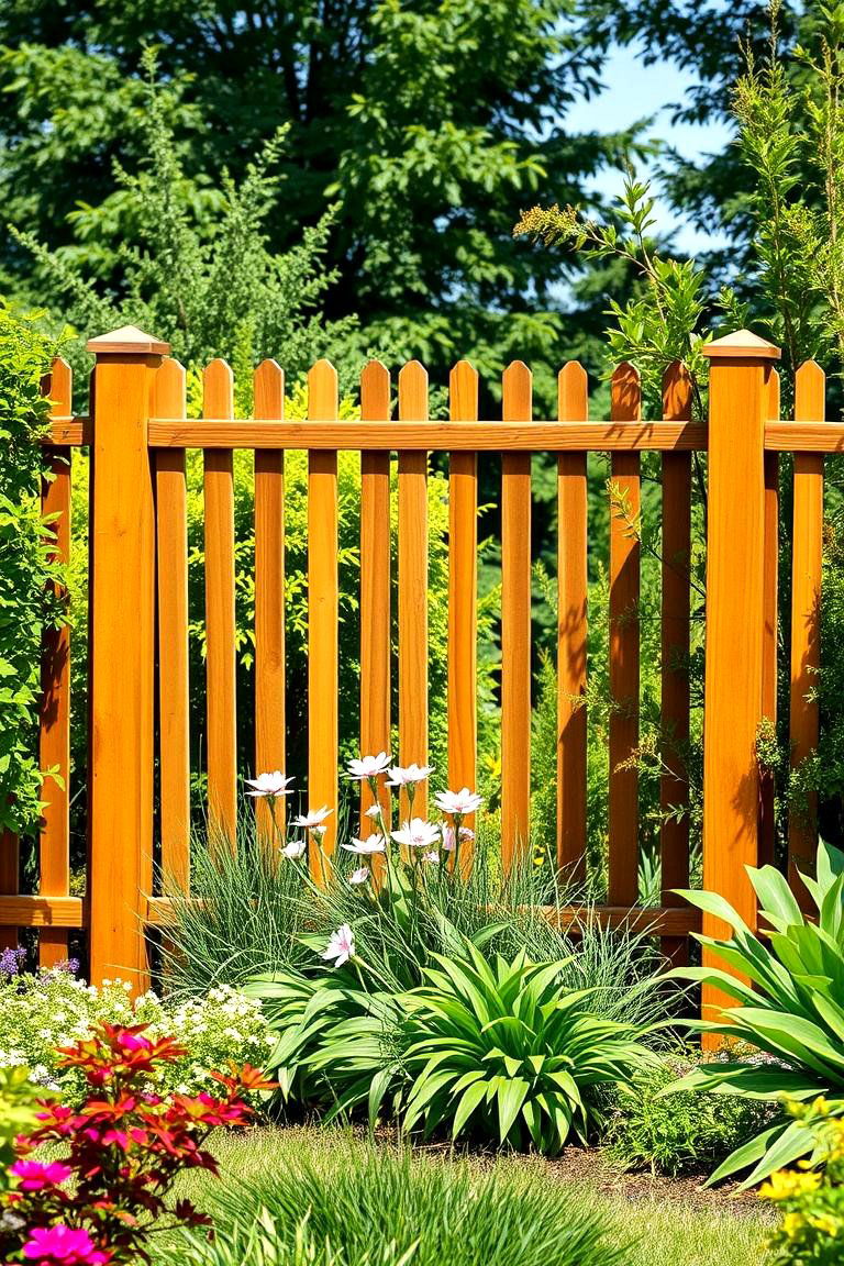 Incorporate Decorative Fencing - 25 Spring Garden Ideas