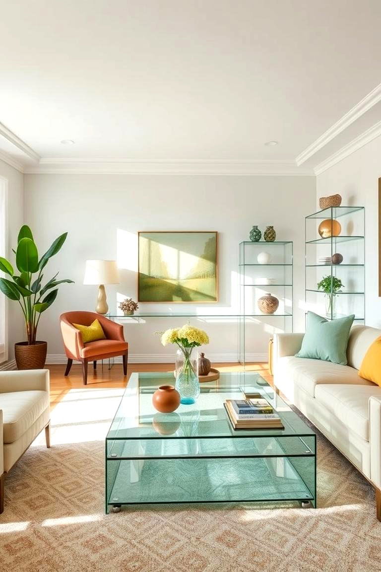 Incorporate Glass Elements for Transparency - 25 Transitional Interior Design Ideas