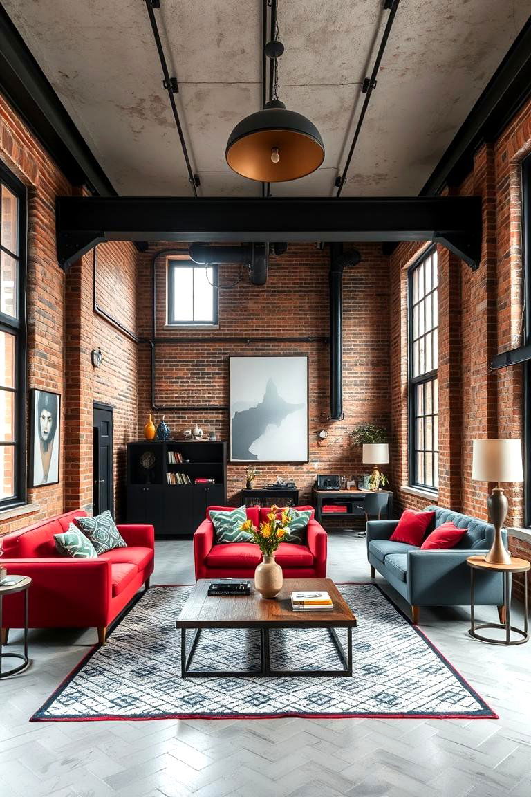 Incorporate Industrial Elements for a Bold Look - 25 Townhouse Interior Design Ideas