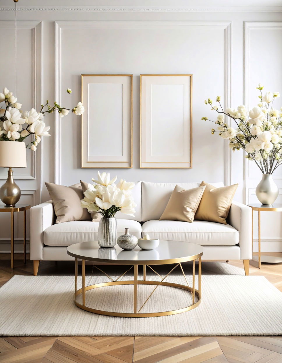 Incorporate Subtle Metallic Accents
