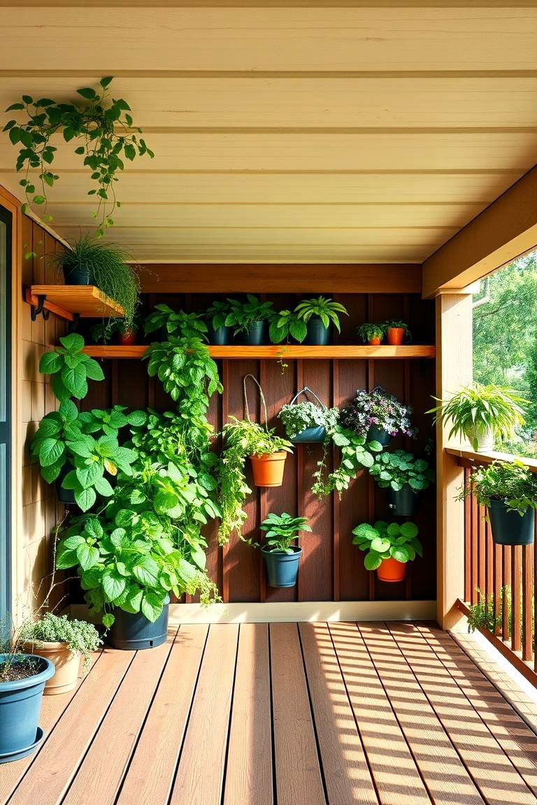 Incorporate Vertical Gardening - 25 Under Deck Ideas