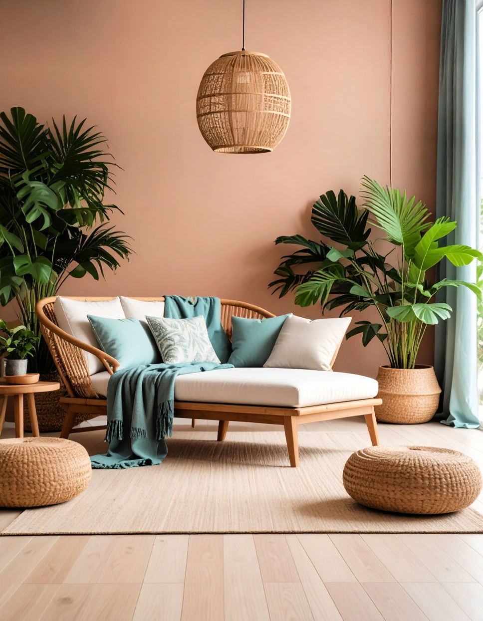 Incorporate a Daybed or Chaise Lounge Tropical Living Room Ideas