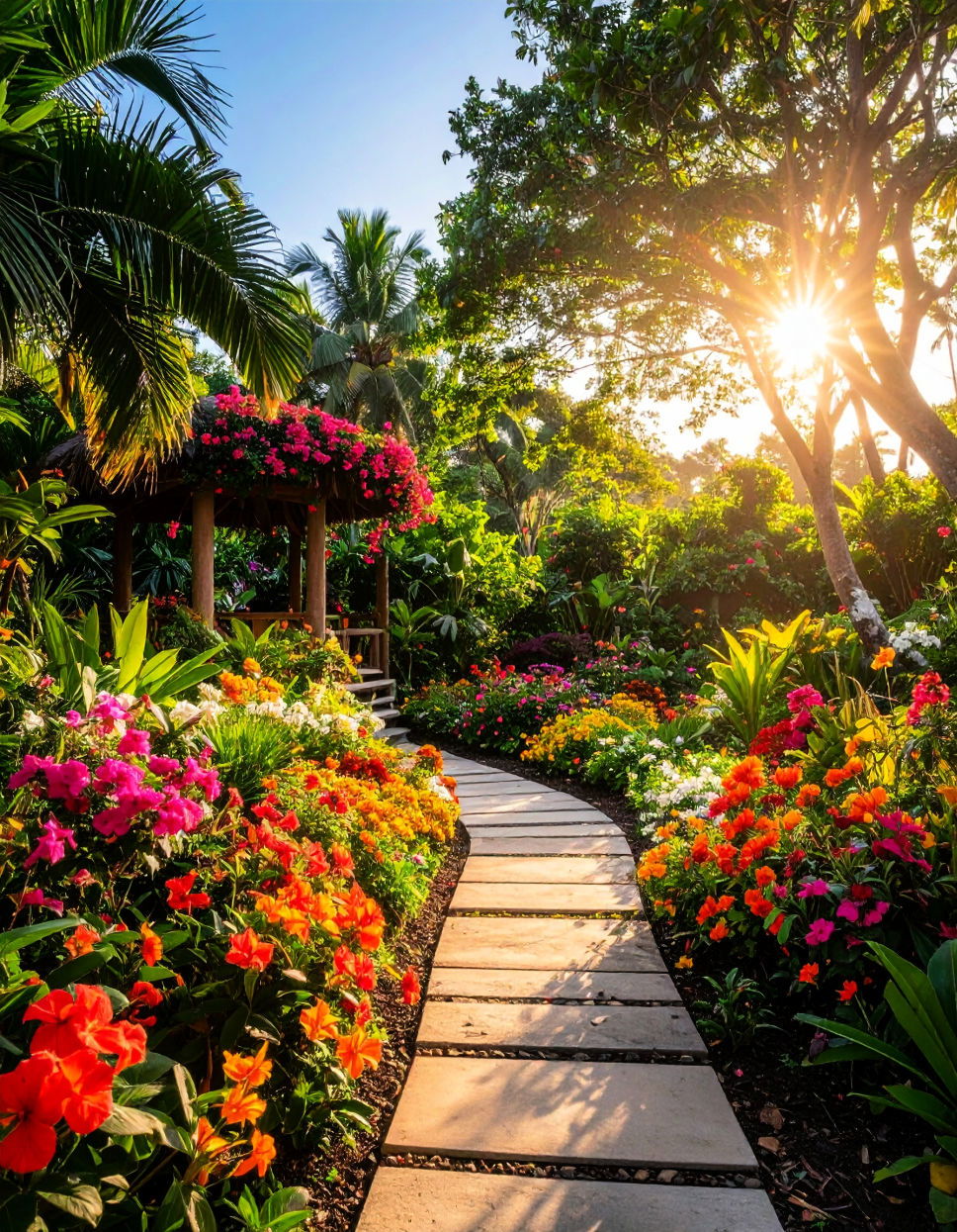 Incorporating Exotic Flowering Plants Tropical Landscape Ideas
