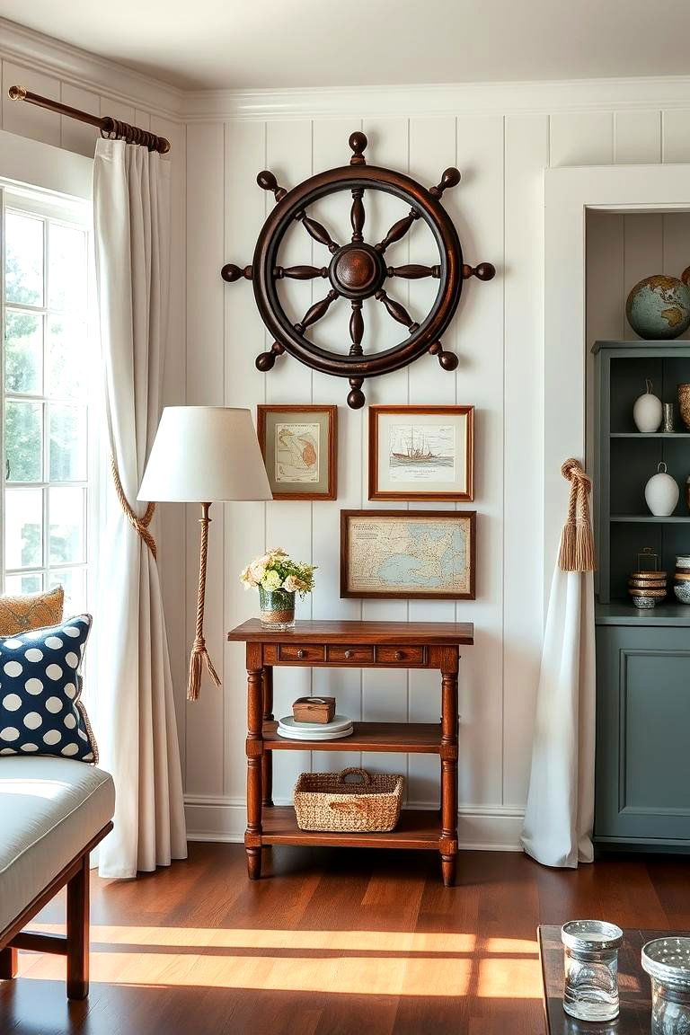 Incorporating Nautical Accents Thoughtfully - 25 Lake House Decorating Ideas