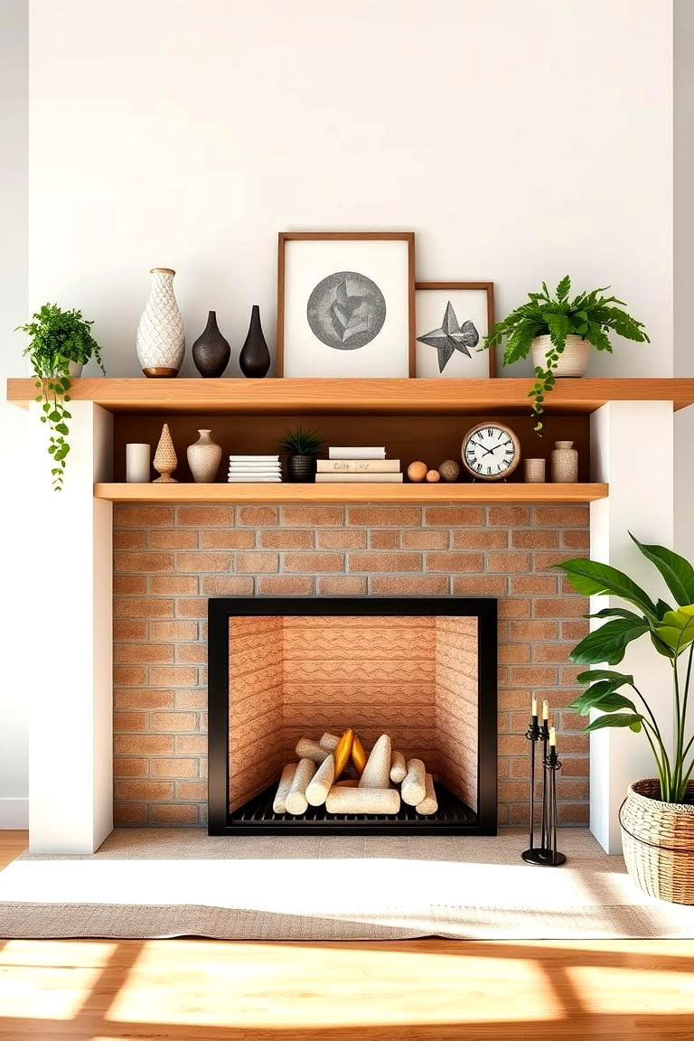 Incorporating Open Shelving for Displaying Decor - 25 Fireplace With Bookshelves