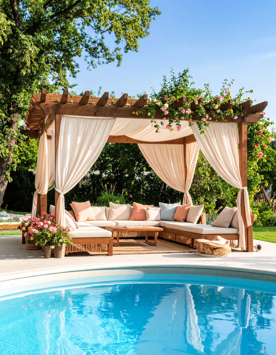 Incorporating Pergolas for Structured Elegance