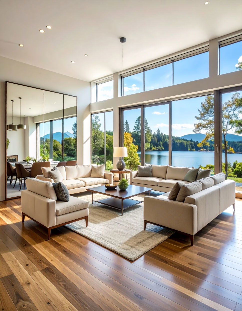 Incorporating Reflective Surfaces for Light and View