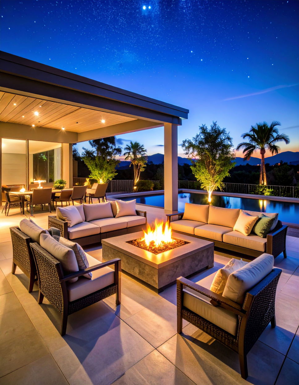 Incorporating a Fire Pit or Table