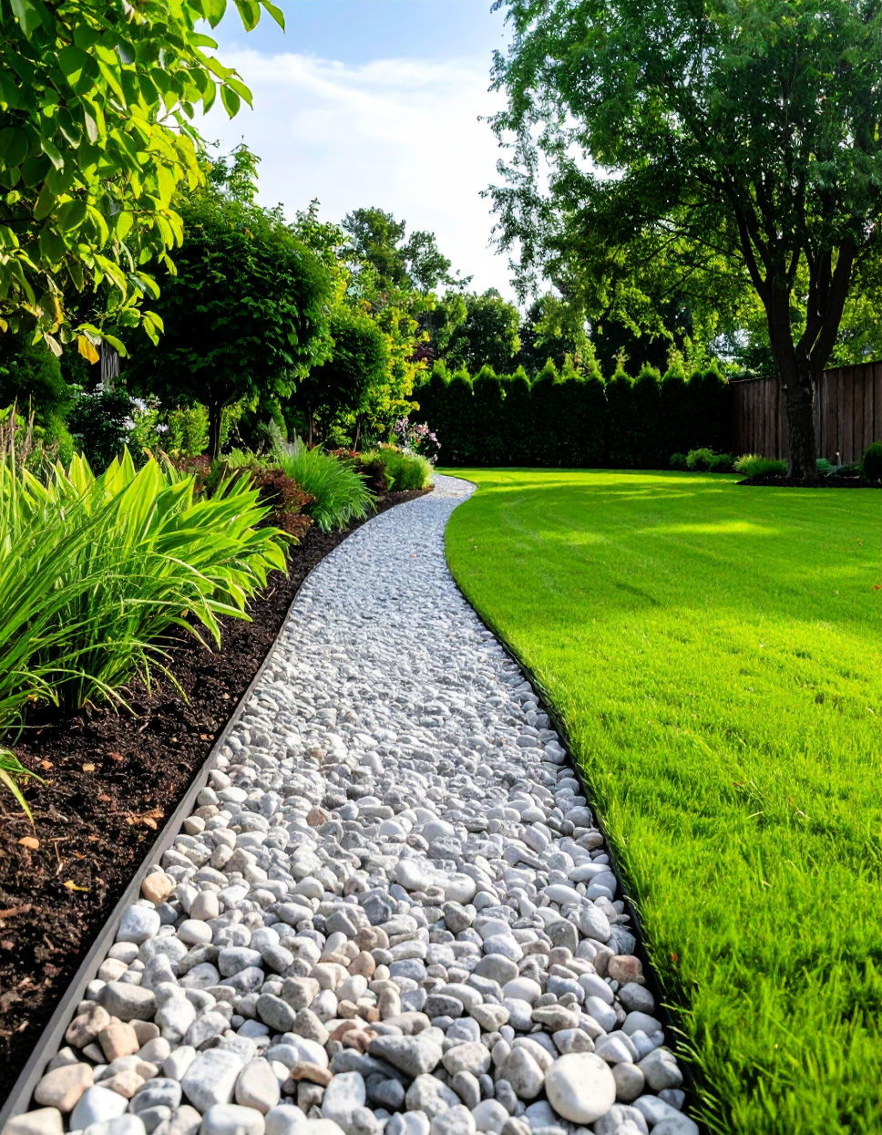 Incorporating a Gravel Path or Strip