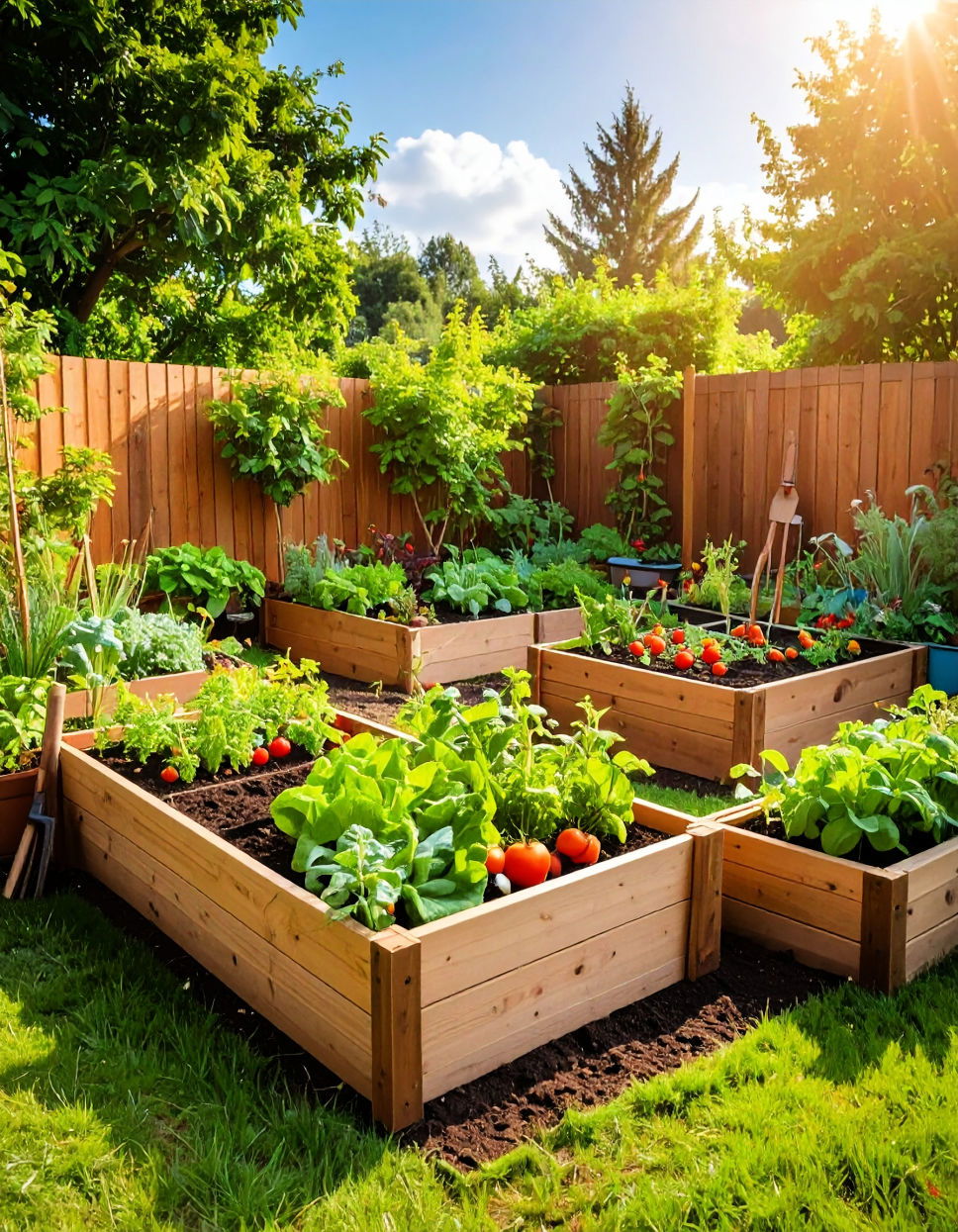 Incorporating a Small Vegetable Patch for Fresh Produce