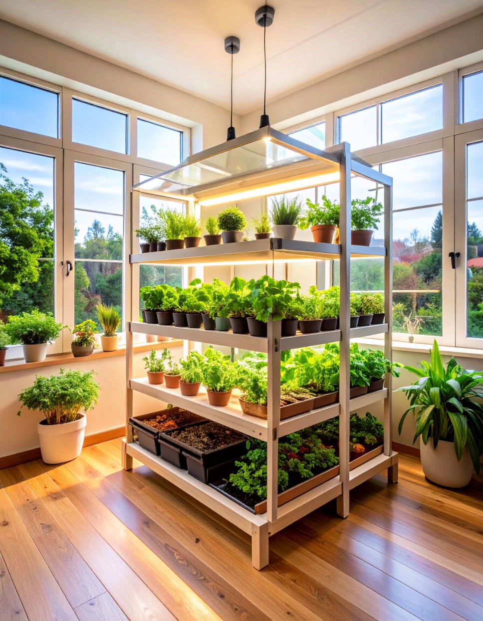 Indoor Greenhouses for Compact Spaces