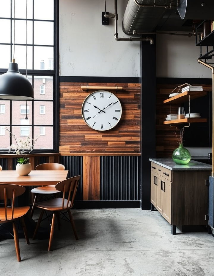 Industrial Wainscoting Style Wainscoting Ideas