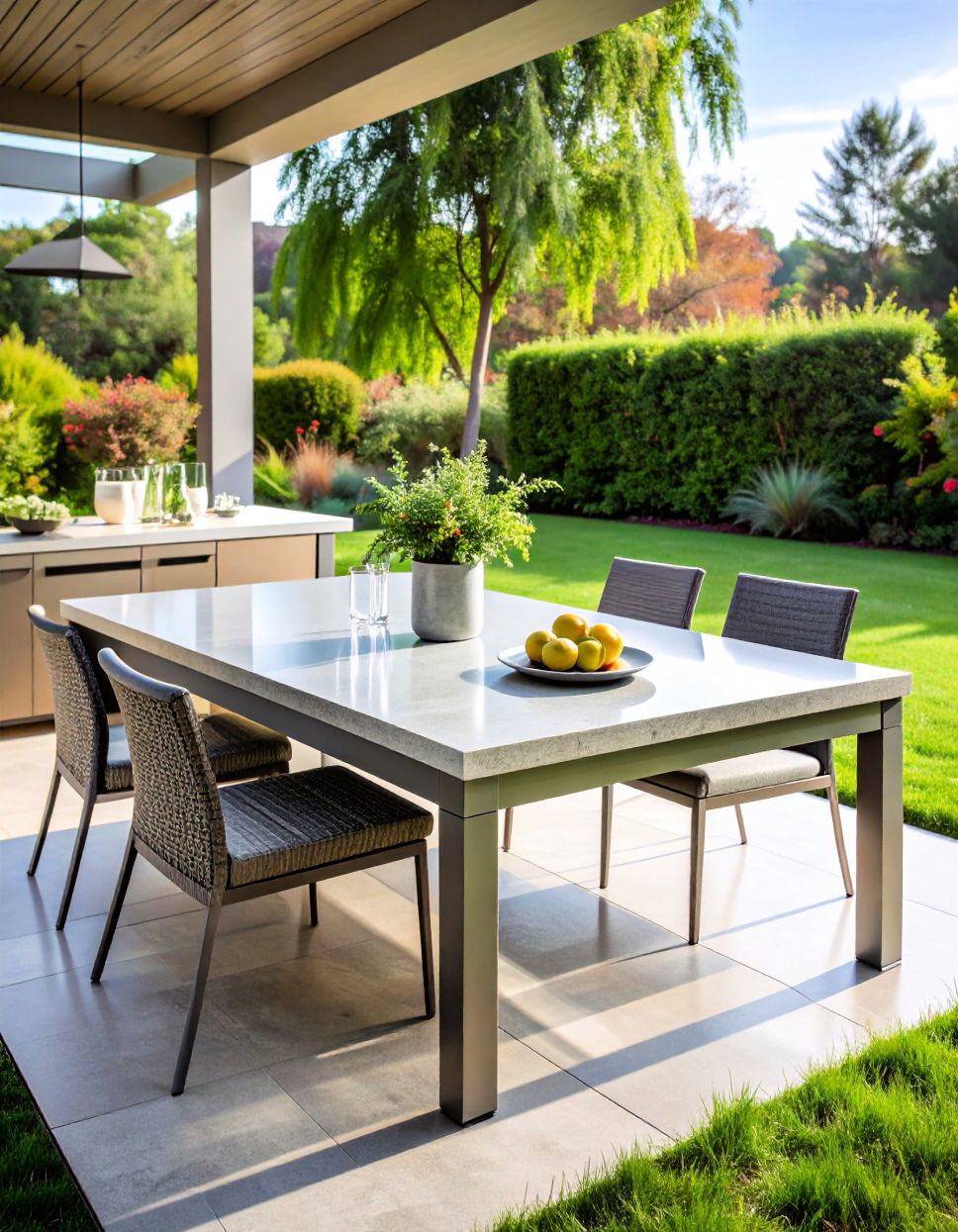 Innovative Glass Fiber Reinforced Concrete GFRC Countertops Types of Outdoor Kitchen Countertops