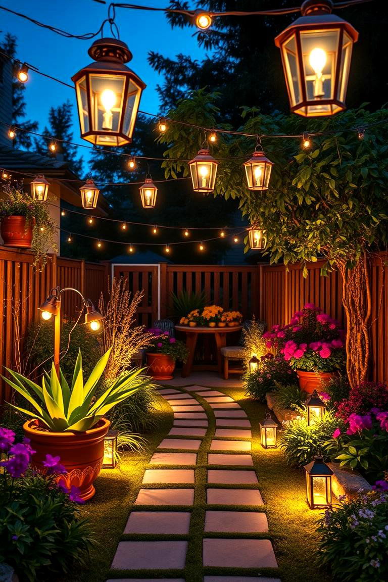 Install Garden Lighting - 25 Spring Garden Ideas